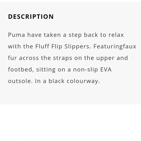 Puma Fluff Flip Slippers Black Team Gold - Picture 10 of 14